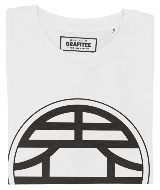 T-shirt Kanji Kaio blanc plié