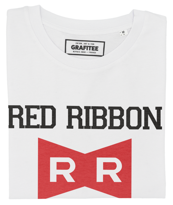T-shirt Red Ribbon Army blanc plié