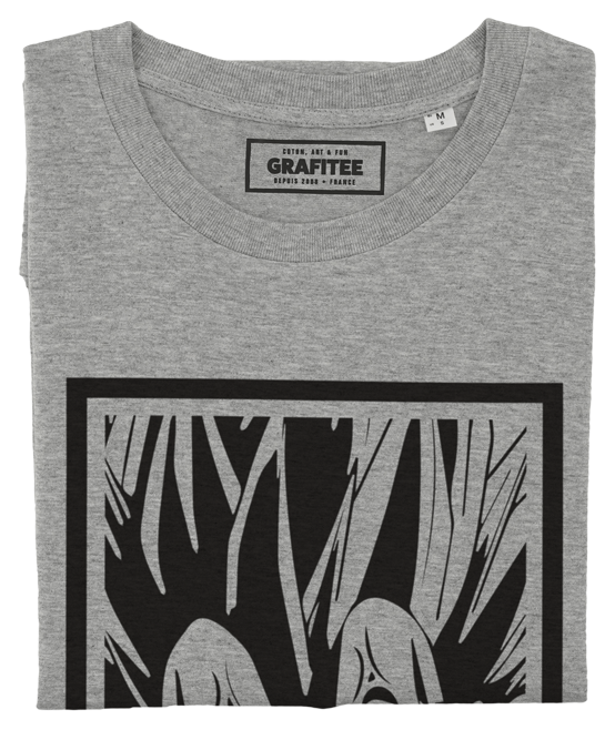 T-shirt Vegeta Pride gris chiné plié