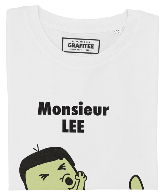 T-shirt Monsieur Lee blanc plié