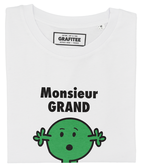 T-shirt Monsieur Grand blanc plié