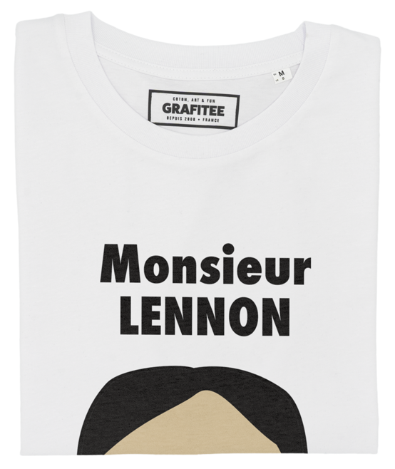 T-shirt Monsieur Lennon blanc plié