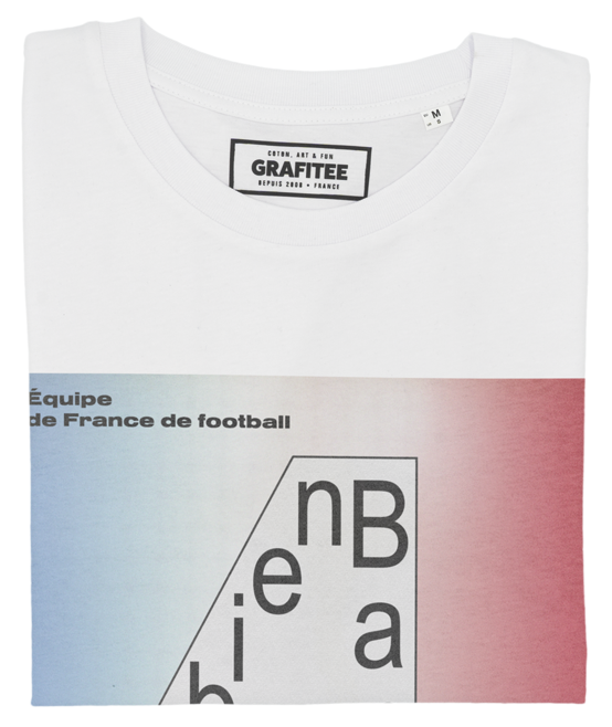 T-shirt Fabien Barthez blanc plié