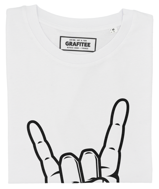 T-shirt Rock & Bone blanc plié