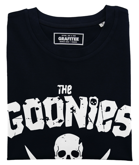 T-shirt Goonies Never Say Die noir plié