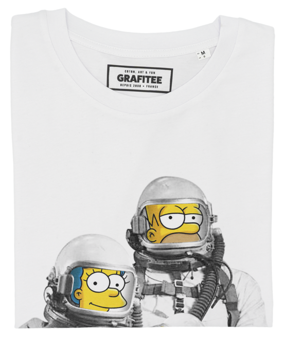 T-shirt Astro Simpsons blanc plié