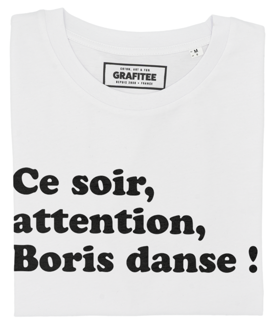 T-shirt Boris Danse blanc plié