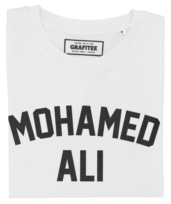T-shirt Team Mohamed Ali blanc plié