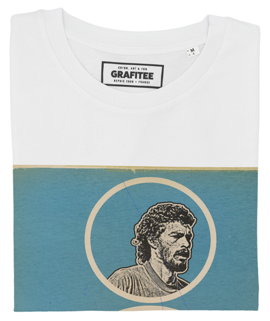 T-shirt Socrates Numéro 8 blanc plié