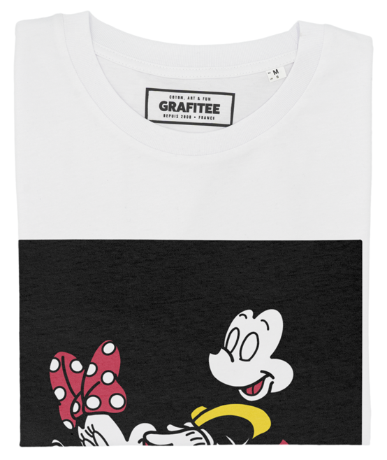 T-shirt Mickey In The Dark blanc plié