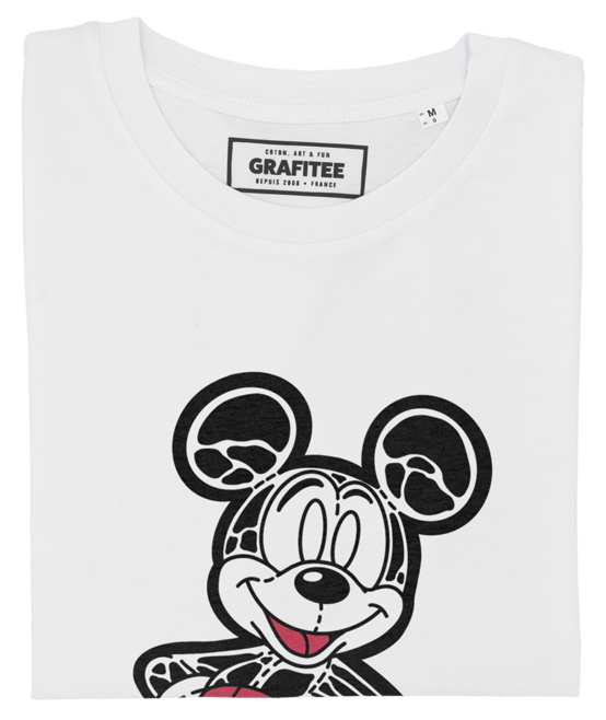 T-shirt Meat mouse blanc plié