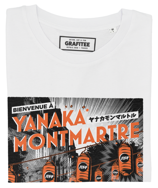 T-shirt Montmartre Yanaka blanc plié