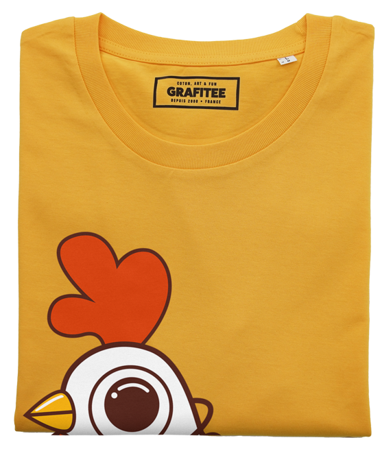T-shirt Chicken McFly jaune plié