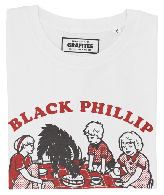 T-shirt Black Philipp blanc plié