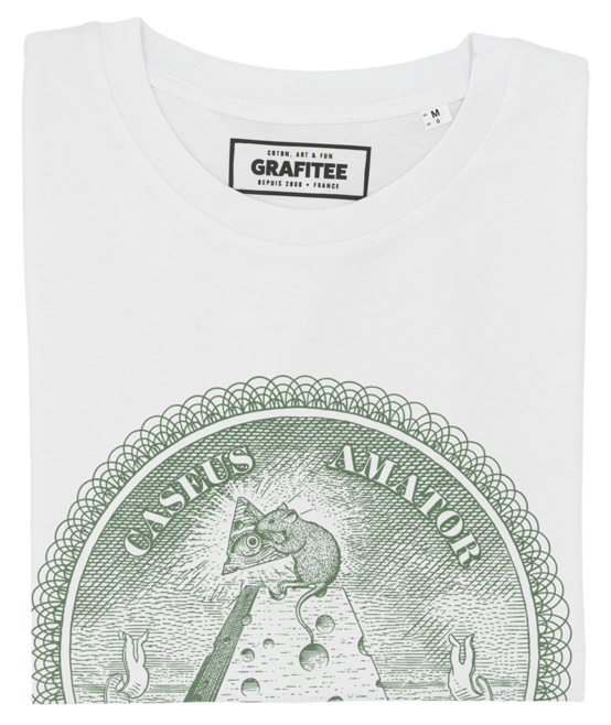 T-shirt Caseus Amator blanc plié