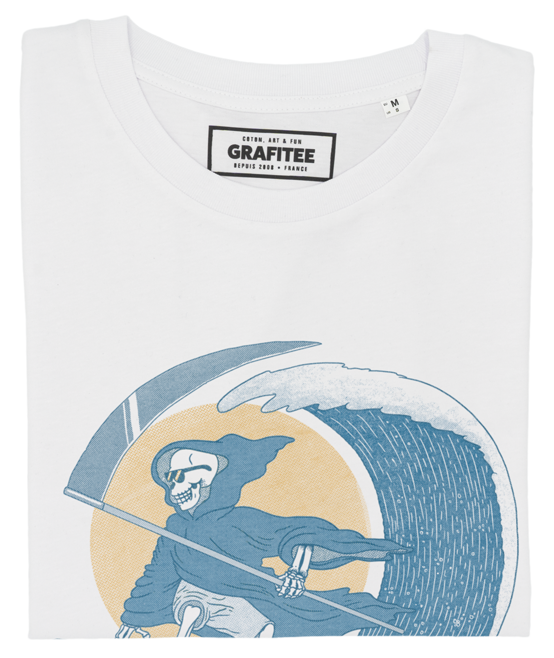 T-shirt Surfin til' dead blanc plié