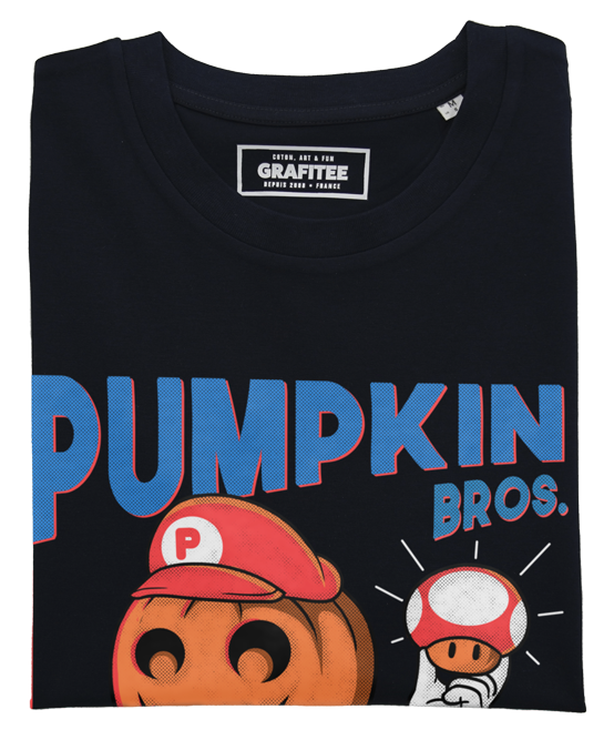 T-shirt Pumpkin Bros. noir plié