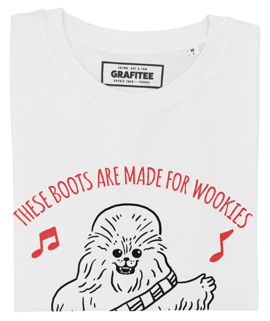 T-shirt Boots For Wookies blanc plié