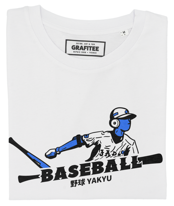 T-shirt Yakyu blanc plié