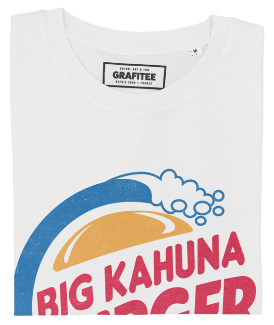 T-shirt Big Kahuna Burger King blanc plié