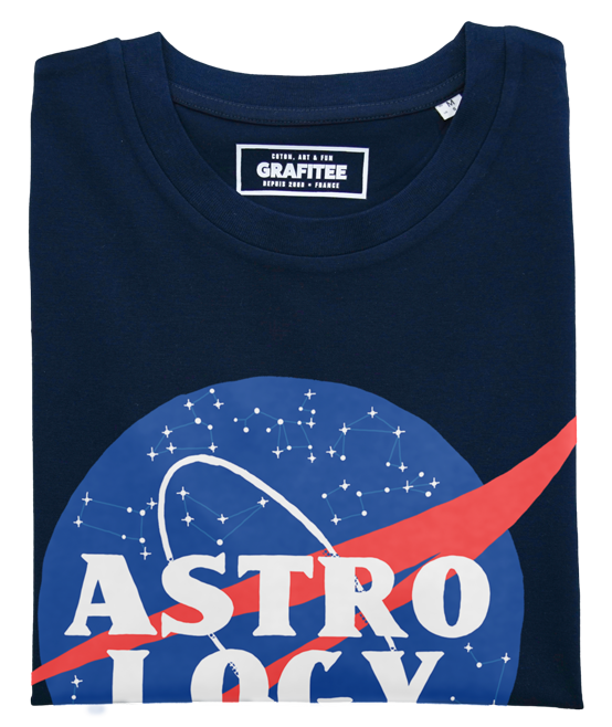 T-shirt Astrology navy plié