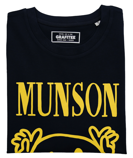 T-shirt Munson noir plié