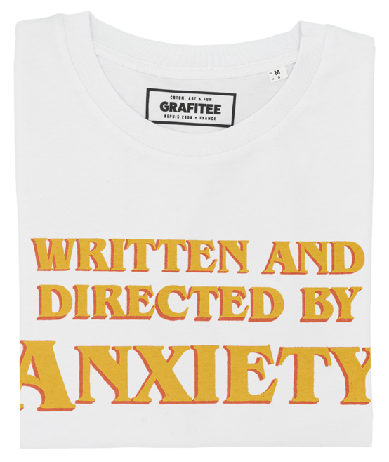 T-shirt Anxiety blanc plié