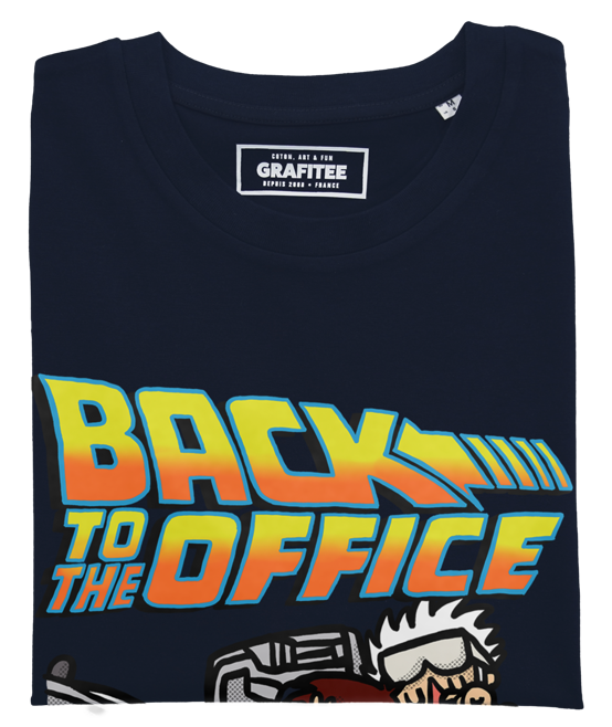 T-shirt Back To The Office navy plié