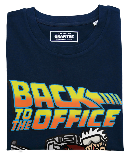 T-shirt Back To The Office navy plié