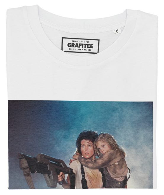 T-shirt Ellen Ripley blanc plié