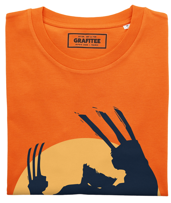 T-shirt Wolverine Icon orange plié