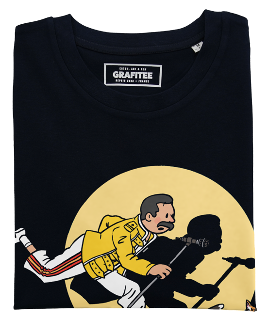 T-shirt Les Aventures de Freddie noir plié