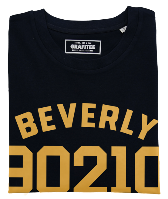 T-shirt Logo 90210 noir plié