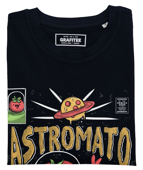 T-shirt Astromato noir plié