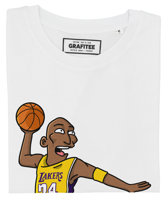 T-shirt Kobe Bryant Simpsonized blanc plié