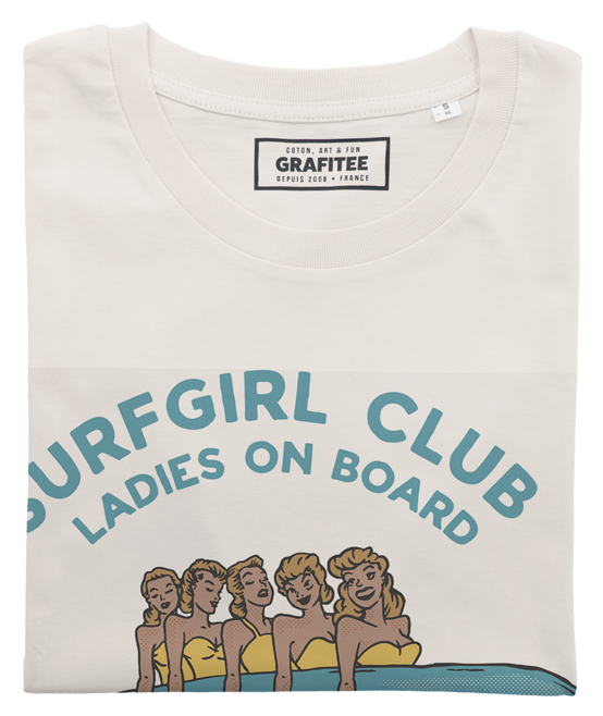 T-shirt Surfgirl Club  plié