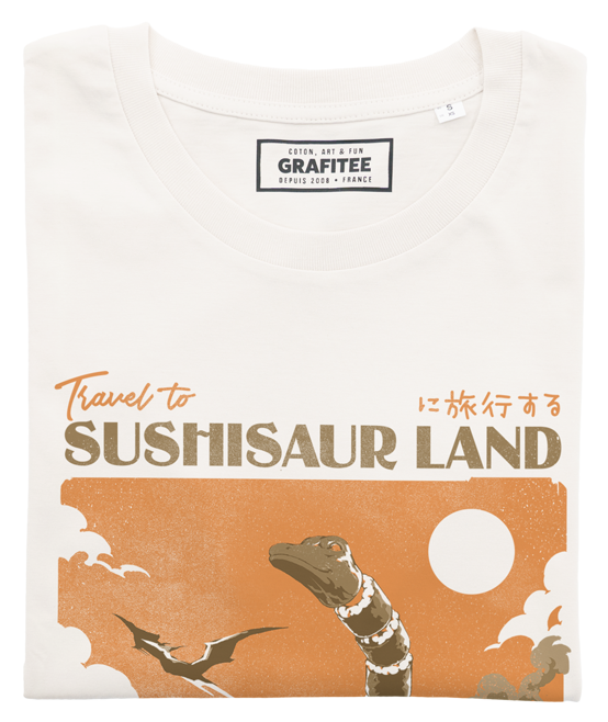 T-shirt Sushisaur Land  plié