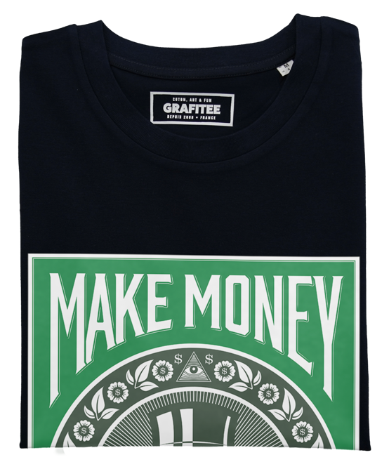 T-shirt Make Money noir plié