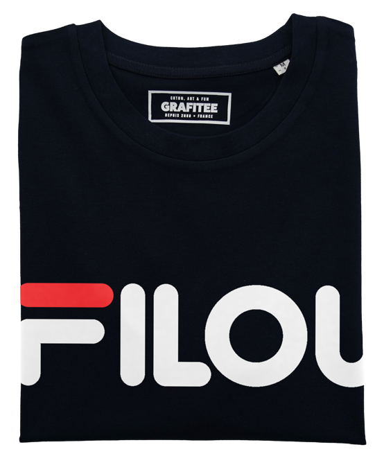 T-shirt Filou noir plié