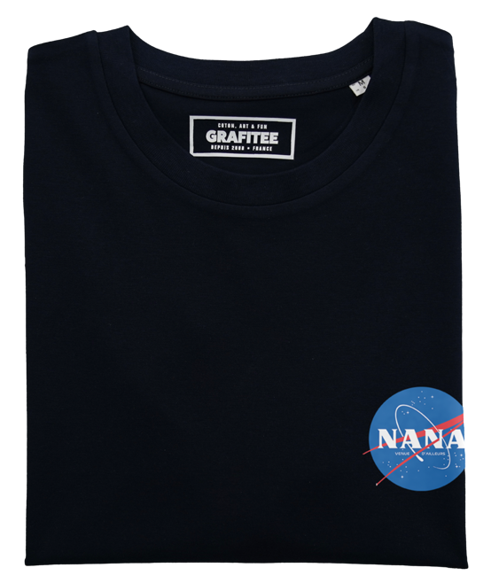 T-shirt Nana Venue D'ailleurs noir plié