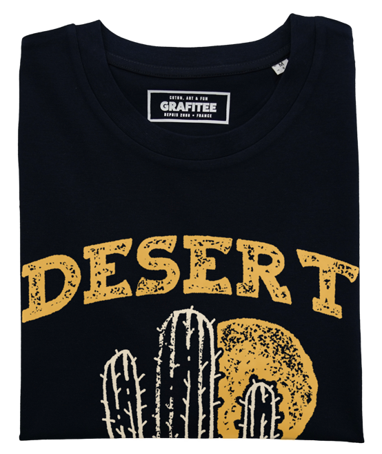 T-shirt Desert People noir plié