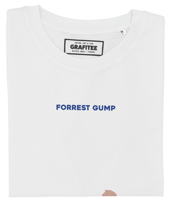 T-shirt Le Banc de Forrest blanc plié