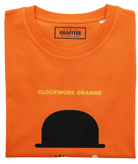 T-shirt Clockwork Orange orange plié