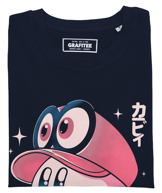 T-shirt Kirby Japan navy plié
