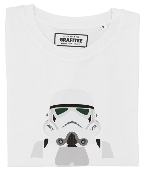 T-shirt Toy Stormtrooper blanc plié