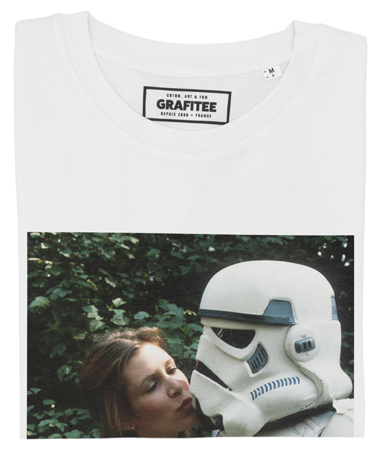 T-shirt Trooper Lover blanc plié