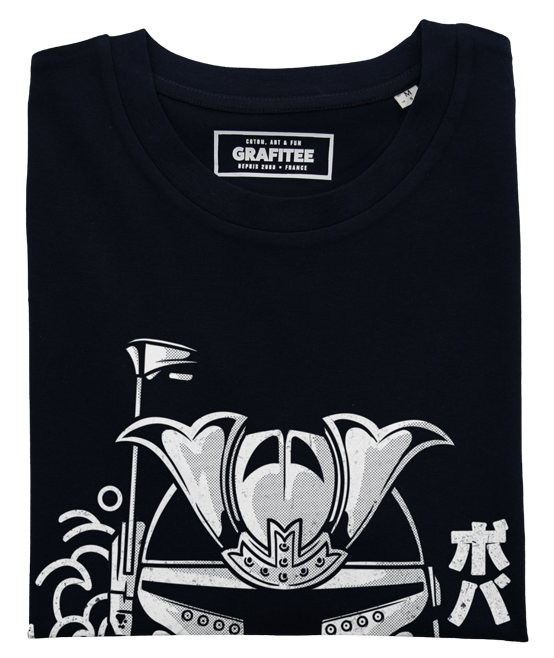 T-shirt Boba Fett Samourai noir plié