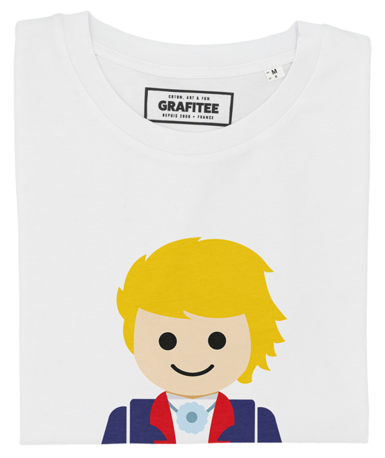 T-shirt Toy le Petit Prince blanc plié