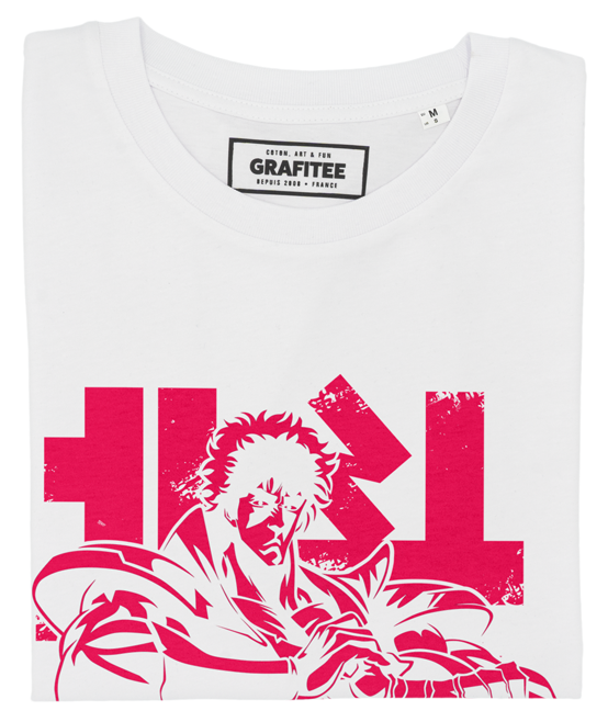 T-shirt Kenshiro blanc plié