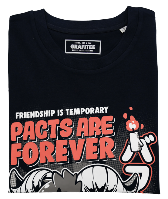 T-shirt Pacts are Forever noir plié